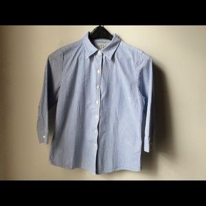 🔵 BUY 1️⃣ GET 1️⃣. FREE L.L. Bean Seersucker Sz M